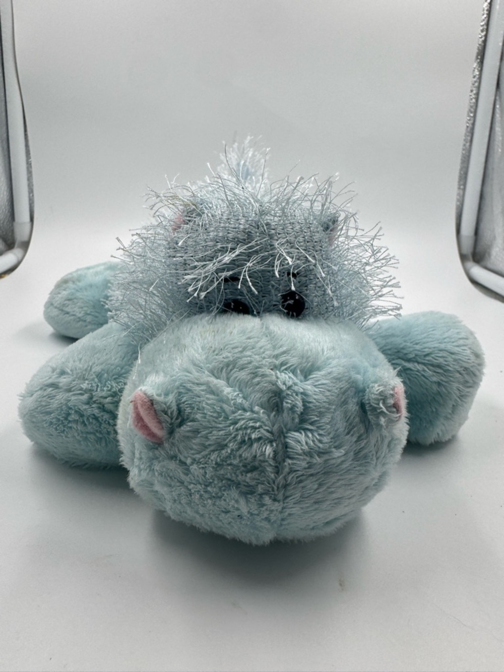 Ganz Webkinz Hippopotamus Blue Hippo Plush Stuffed Animal HM009 No Code, No Tag